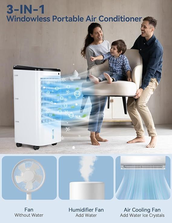 TEMEIKE Swamp Cooler Air Conditioner
