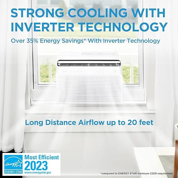 Midea 12,000 BTU U-Shaped Smart Inverter Air